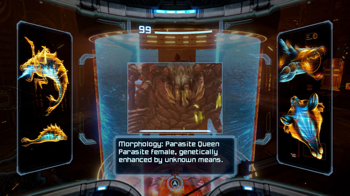 The Scan Visor explains the world to you in fragments.